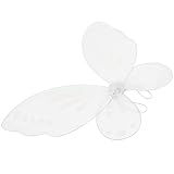NUOBESTY Weiße Schmetterlingsflügel Für Kinder Mädchen Feenflügel Prinzessinnenflügel...
