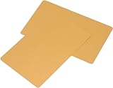Goldene Metall Karten,Glänzende Rare Golden Sammelkarten,6 Blatt Goldene Metallkarte...