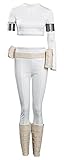 Fuman Padme Amidala Cosplay Outfit Suit Damen Fortschrittlich SW Verkleidung Halloween Kostüm