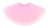 Ruiuzioong Damen Teen Tutu Rock Erwachsene Klassische Elastische 4 Schichten Tüll Tutu Rock für...