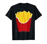 Pommes Kostüm Karneval Verkleidung Kartoffel Salz Lustig T-Shirt