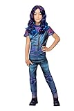 Smiffys Disney Descendants Mal-Kostüm, Einteiler mit Mock-Jacke