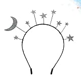 Holibanna Kopfschmuck Sterne Stirnband Pailletten Haareif für Party Cosplay Kostüm Zubehör...