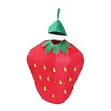Harilla Erwachsene Obst Kostüm Outfit Requisiten für Männer Frauen Süße Lebensmittel Cosplay...