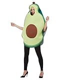 Smiffys Avocado Kostüm, Grün, mit Wappenrock und Kapuze