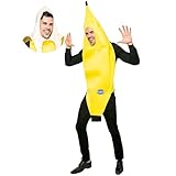 Spooktacular Creations Unisex Bananen Kostüm Erwachsene Attraktiv Deluxe Set für Halloween...