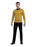 Rubie's Offizielles Star Trek Captain Kirk Shirt, Gold