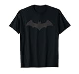 Batman Grey Hush Logo T Shirt T-Shirt