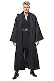 Bilicos Skywalker Outfit Cosplay Kostüm Schwarz Herren L