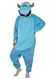 SIYUE Onesie Kostüm Relaxo Jumpsuit Monsters Sulley Erwachsene Pyjamas Damen Herren Kostum Tier...
