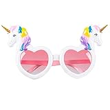 Boland 50030 - Partybrille Einhorn, Unicorn, Spaßbrille, Fotobox, Accessoire, Mottoparty, Karneval