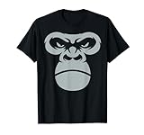 Giant Gorilla face-Shirt Primas Ape Halloween-Kostüm T-Shirt