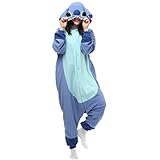 zhaojiexiaodian Tier Onesie Erwachsene für Damen Herren Pyjama Nachtwäsche Stitch Kostüm Cartoon...