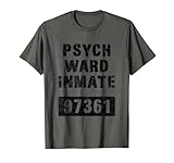 Psychiatrie Sträfling Knast Häftling Gefängnis Kostüm Orange T-Shirt