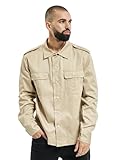 Brandit US Shirt Long Sleeve, Farbe: beige, Größe: L