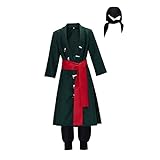 SFWXCOS Roronoa Zoro Cosplay Kostüm Nach 2 Jahren Lorenor Zorro Full Set Cosplay Uniform Anime...