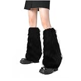 XEPST Damen Kunstpelz Beinwärmer Plüsch Beinwärmer, Mädchen Furry Fuzzy Beinwärmer Winter...