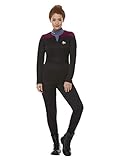 Smiffys Star Trek-Kommandouniform, Raumschiff Voyager, Kastanienbraun, Overall, Delta-Abzeichen &...