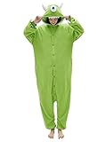 SMITHROAD Jumpsuit Tier Karton Fasching Halloween Kostüm Sleepsuit Cosplay Fleece-Overall Pyjama...