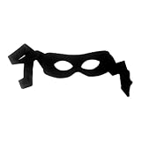 Bandit Zorro Augenmaske,Zorro Blanko-Maske,Bandit Augenmaskes schwarz, schwarze Einbrecher...