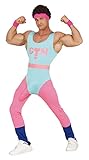 Witziges Aerobic Fitnesstrainer Kostüm für Herren