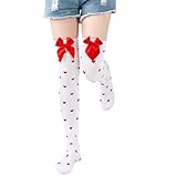 1 Paar Amor Kostüm,Halterlose Strümpfe Damen Sexy,für Weihnachten Halloween Fasching Party...