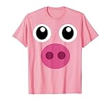 Schweinchen Ferkel Schwein Kostüm Halloween T-Shirt