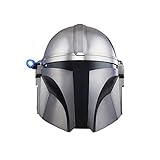 Star Wars Hasbro Wars The Black Series The Mandalorian elektronischer Premium Helm...