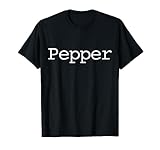 Salz T-Shirt für Halloween Salz und Pfeffer Kostüm
