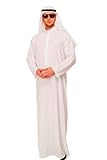 DRESS ME UP - K48/52 Kostüm Herrenkostüm Scheich Sheik Mittlerer Osten Saudi Emir Araber Kaftan...