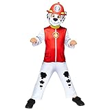 Amscan - Kinderkostüm Marshall aus Paw Patrol, Overall und Maske, Serie, Helfer auf vier Pfoten,...