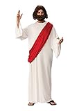 Bristol Novelties AC222 Jesus Kostüm, Einfarbig, Weiß, Chest Size 42-44-Inch