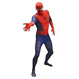 Morphsuits Spiderman Ganzkörperanzug Kostüm für Erwachsene, Marvel Verkleidung, Faschingskostüm...