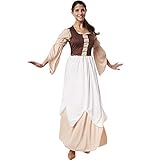 dressforfun 900549 - Damenkostüm schöne Müllerstochter, Mittelalterliches Kostüm in warmen...