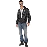 Smiffys, Herren Top Gun Kostüm, Bomber Jacke, Top Gun, Größe: L, 39447