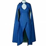ExaRp Game Of Thrones Daenerys Targaryen Blaues Kleid Anime Club Kleid Mädchen Verkleidung Anime...