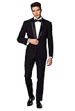 OppoSuits Formales Outfit für Männer - Premium Smoking - Tailliertes Outfit - Schwarz - Inklusive...