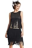 BABEYOND Women’s 1920s Charleston Dress - Knee-Length Cocktail Party Dress - 20s Flapper -...