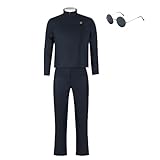 Fiamll Anime Jujutsu Kaisen Cosplay Kostüm Outfit Gojo Satoru Cosplay Kostüm Uniform Komplettset...