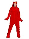 Maskworld Die Sesamstraße Elmo Kostüm - rot - Größe: L-XL - Verkleidung Karneval, Halloween,...
