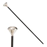 Widmann 3022D - Stock mit Diamant, schwarz, 90 cm lang, Stab, Burlesque, Tänzerin, Kostümzubehör,...