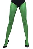 FEVER Damen Smiffys Opaque Tights 1403041031, Grün, Einheitsgröße EU