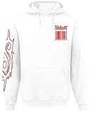 Slipknot Wait & Bleed Barcode Männer Kapuzenpullover weiß L