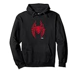 Marvel Spider-Man: Miles Morales Glitch Spider Logo Pullover Hoodie
