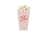 Henbrandt 10 Stück Popcorn Boxen Popcorntüten Rot, Pappe für Snacks Süßigkeitenbehälter...