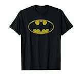 Batman Washed Bat Logo T Shirt T-Shirt