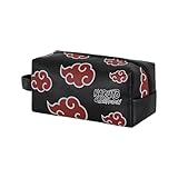 Naruto Clouds-Brick Plus Reise-Kosmetiktasche, Schwarz, 25 x 12 cm