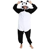 LBJR Panda Jumpsuit Tier Ganzkörper Schlafanzug Erwachsenen Onesie Cosplay Kostüme Pyjama...