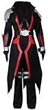 Anime Cos Kingdom Hearts Sephiroth Cosplay-Kostüm, Sephiroth-Set, Kampfkampf-Kostüm, Größe XL,...