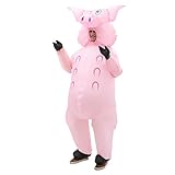 IRETG aufblasbares Schwein Kostüm für Erwachsene Blasen up Schwein Kostüme Fancy kleine Schweine...